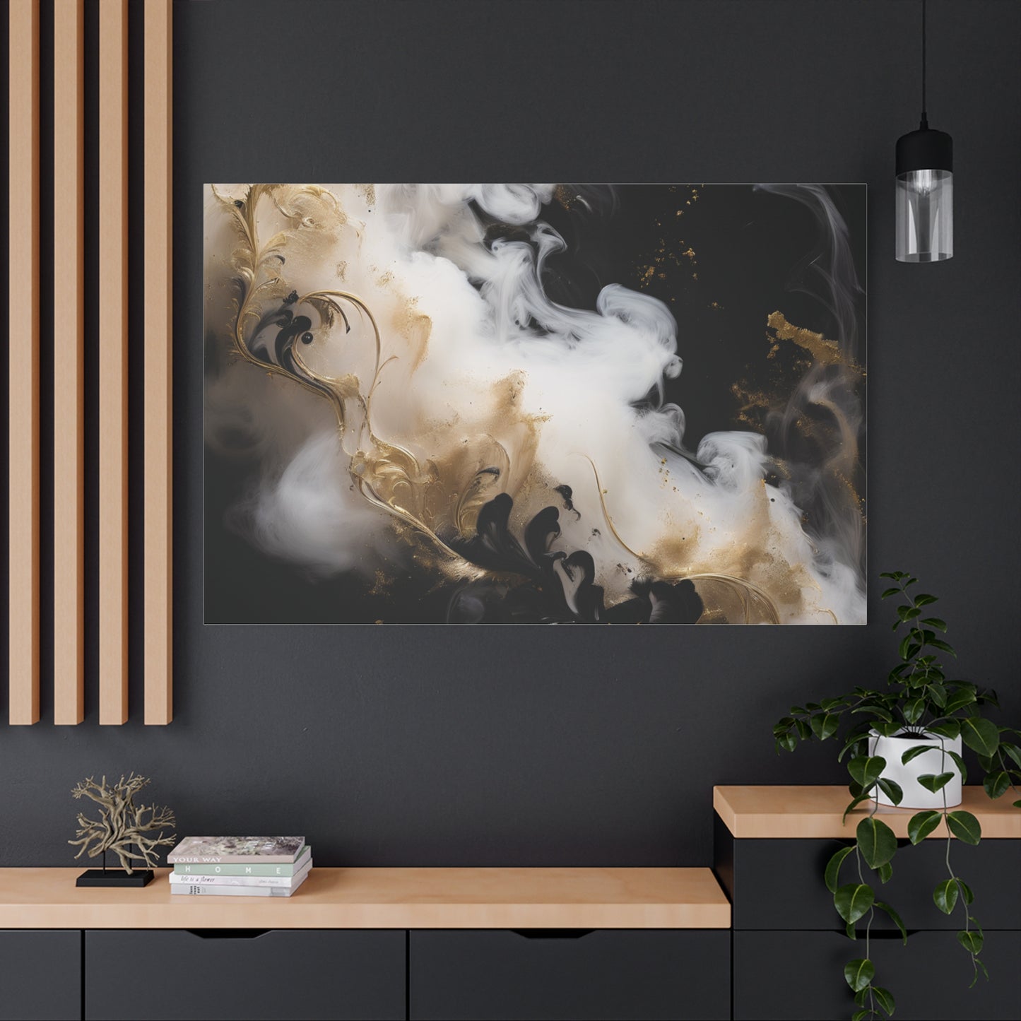 Blaque Marble Classic Canvas